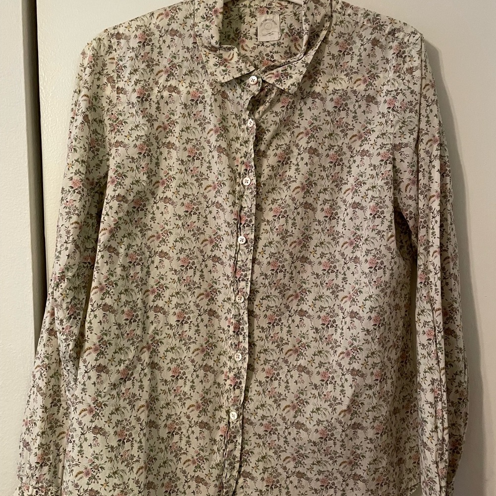 J. Crew Liberty Print Button-Down